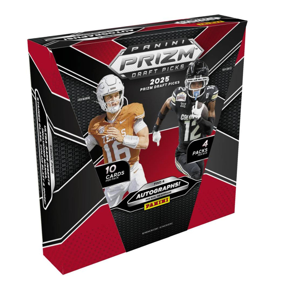 2025 Panini Prizm Collegiate Draft Football Hobby Box