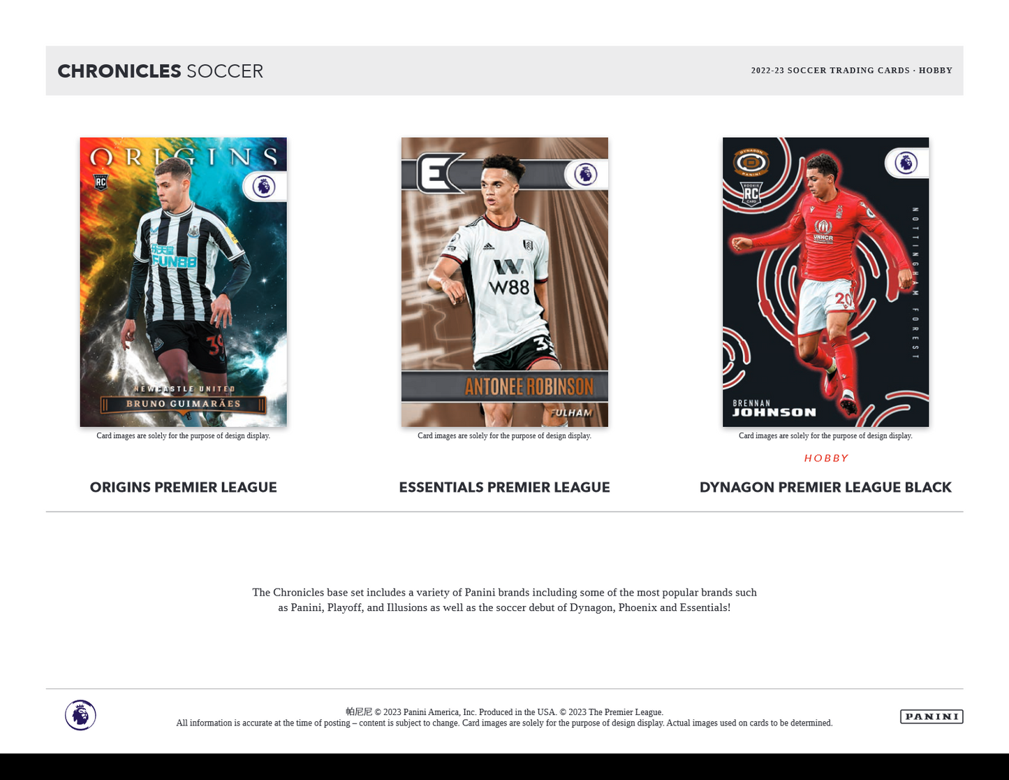 2022-23 Panini Chronicles Soccer Hobby Box